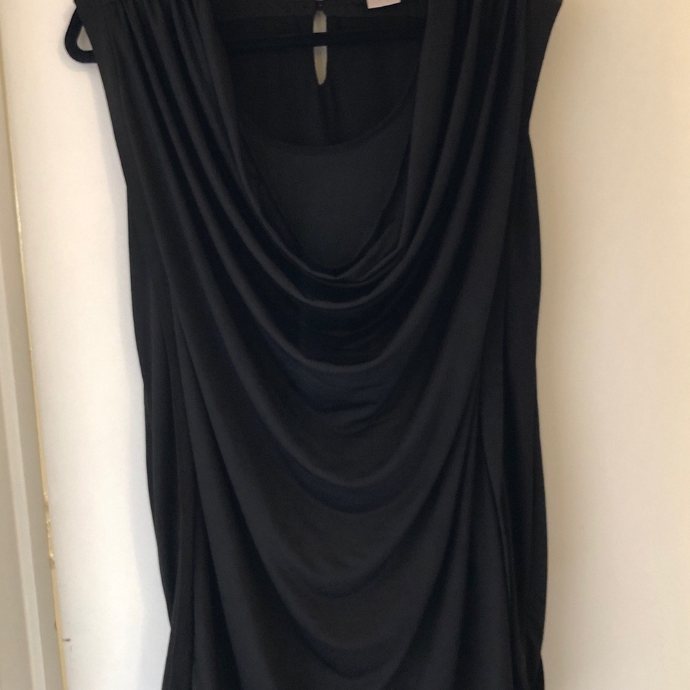 Black tunic with shoulder details